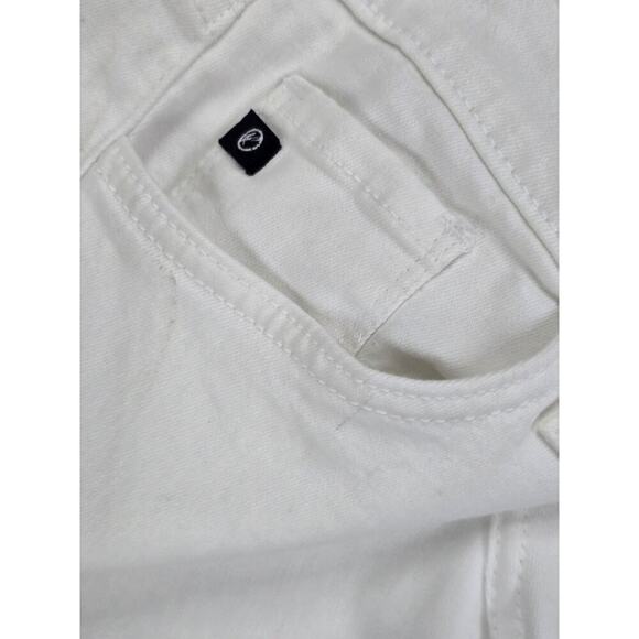 Kancan White Distressed Skinny Jeans 9 11/29 Stretch Comfort Mid Rise Boho Tall - Picture 5 of 6